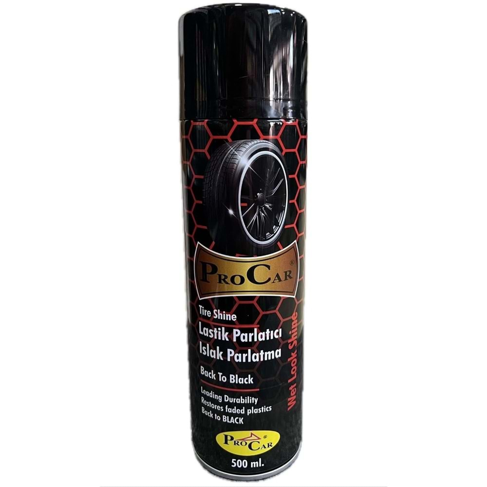 PROCAR Aerosol Lastik Parlatıcı Sprey 500ml