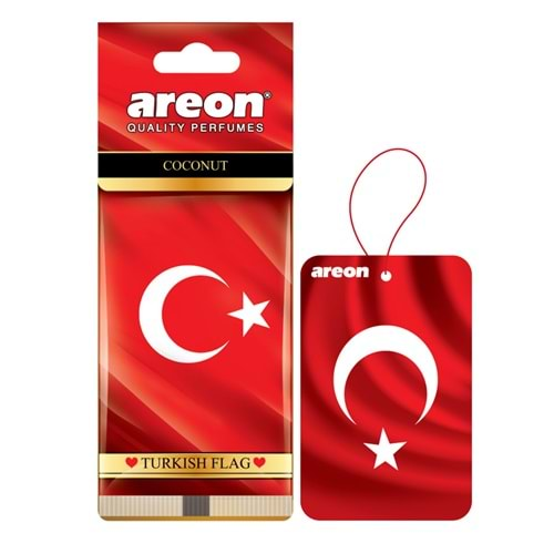 Areon Türk Bayrağı Coconut